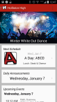 Screenshot of Holliston High smartphone app