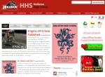 Screenshot of Holliston High website