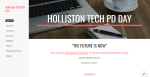 Screenshot of Holliston Tech PD website