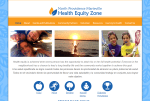Screenshot of North Providence Health Equity Zone website